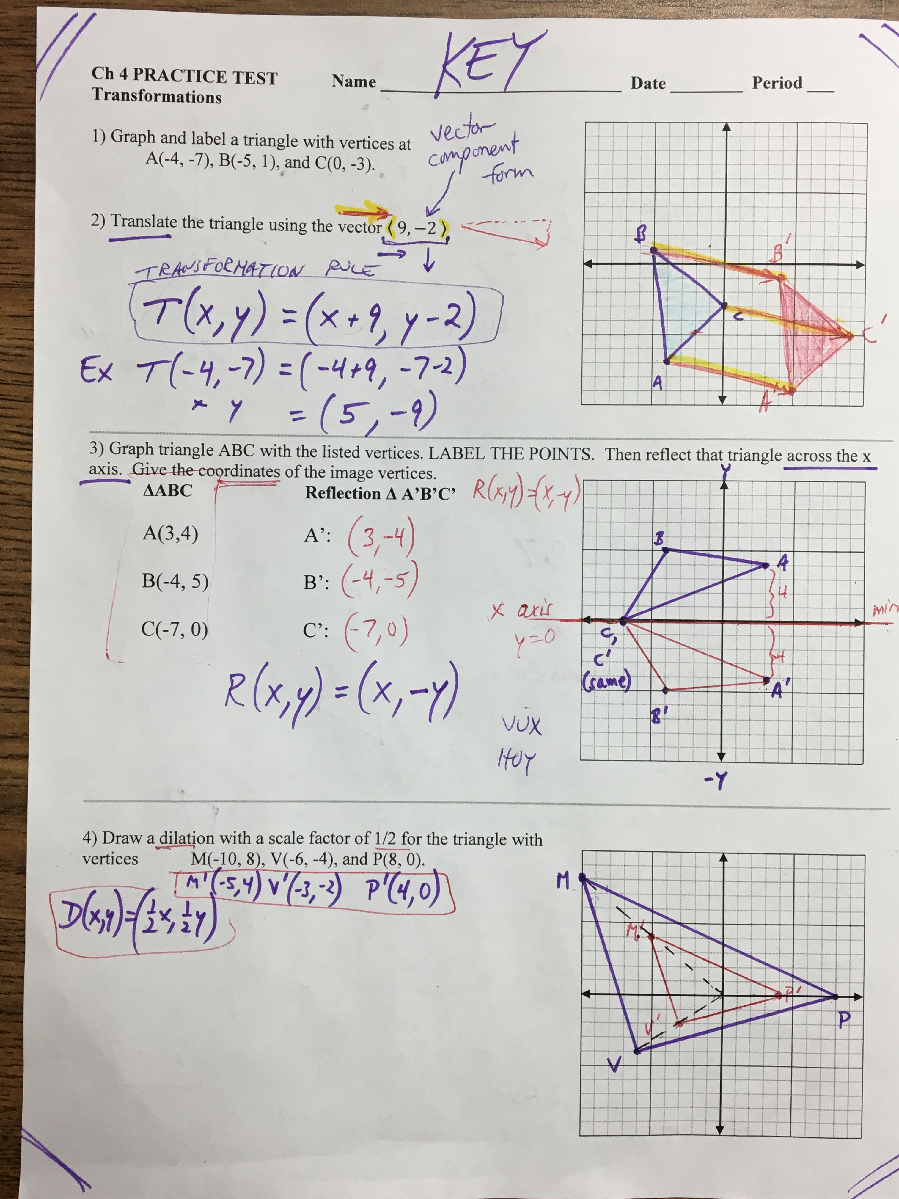 Big Ideas Math Blue Answers Chapter 4